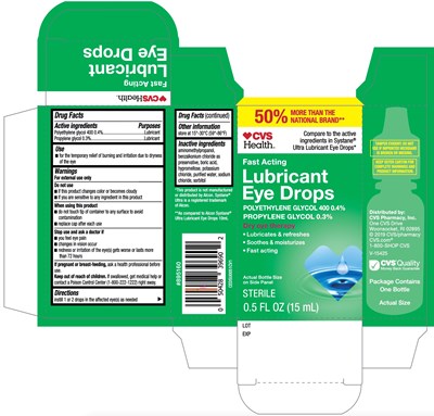 Cvs Health Fast Acting Lubricant Eye Drops 15ml (Cvs Fast Acting Lub Eye Drops 15ml Edsu)